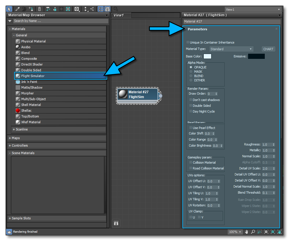 3DS Max Material Browser