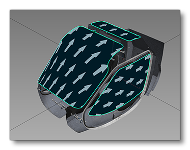 Microsoft Flight Simulator Windshield Secondary UV sample projection direction