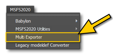 Opening The Multi-Exporter Utility