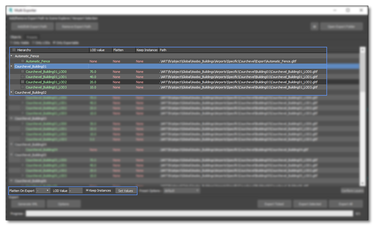 Setting The LoD Value