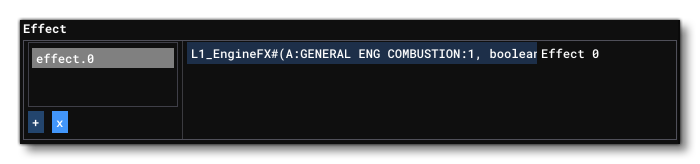 Example Of A Custom Legacy Effect Definition For An Aircraft