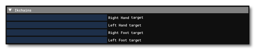 The IKchains Section Of The Aircraft Tab