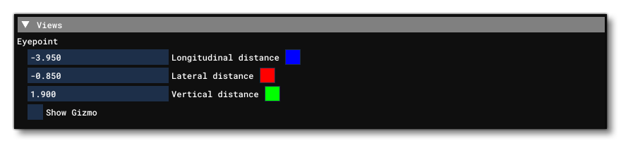 The Views Section Of the Cameras Tab