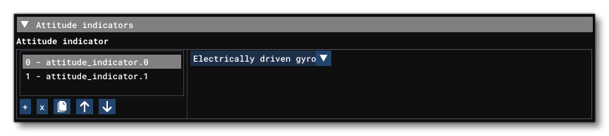 The Attitude Indicator Section Of The Cockpit Tab