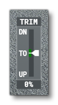 The Trim Gauge HUD Element