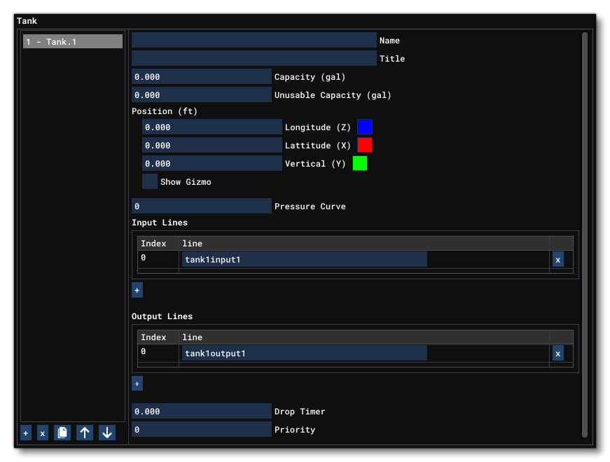 The Tank Component In The Fuel Section
