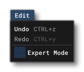 The Edit Menu In The Aircraft Editor