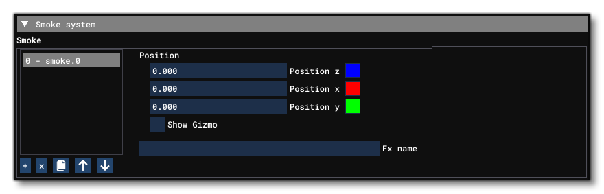 The Smoke Section Of The Systems Tab