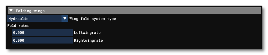 The Folding Section Of The Systems Tab