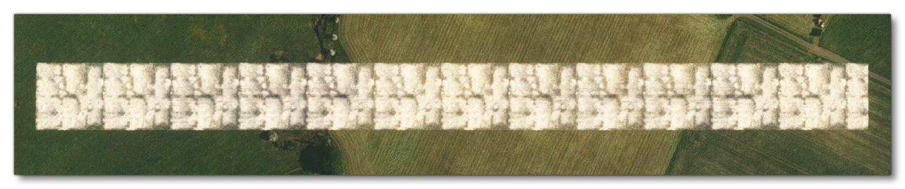 An Airport Runway Using A Custom Material