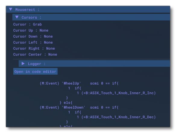The MouseRect Section