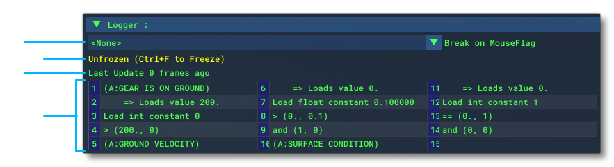 The Logger Sub-Section