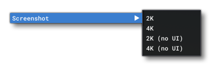 The Screenshot Options In The Tools Menu