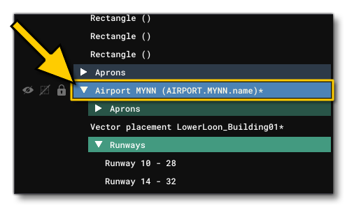 Airport Groups In The Scenery Editor