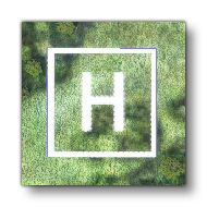 Illustration Of A Transparent Helipad Object