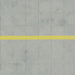 Wide Yellow Painted Line