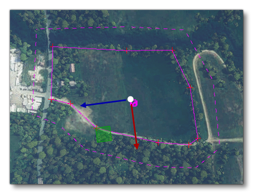 The Falloff Distance For A Terrafromer Polygon
