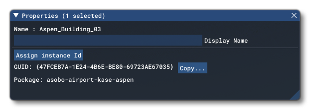 The Properties Window For A Projected Mesh
