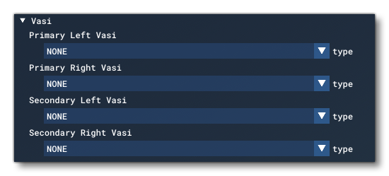 The VASI Options For A Runway Object