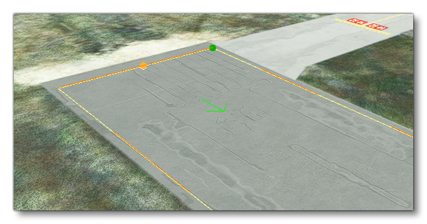 The Start Position At One End Of The Runway