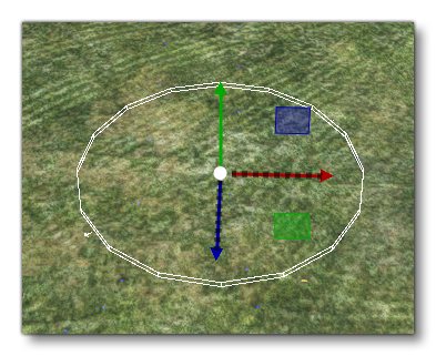 A Taxiway Parking Object Placed In The World