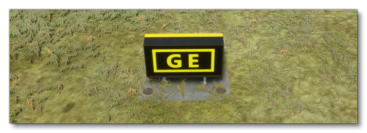 Simple Taxiway Sign Example