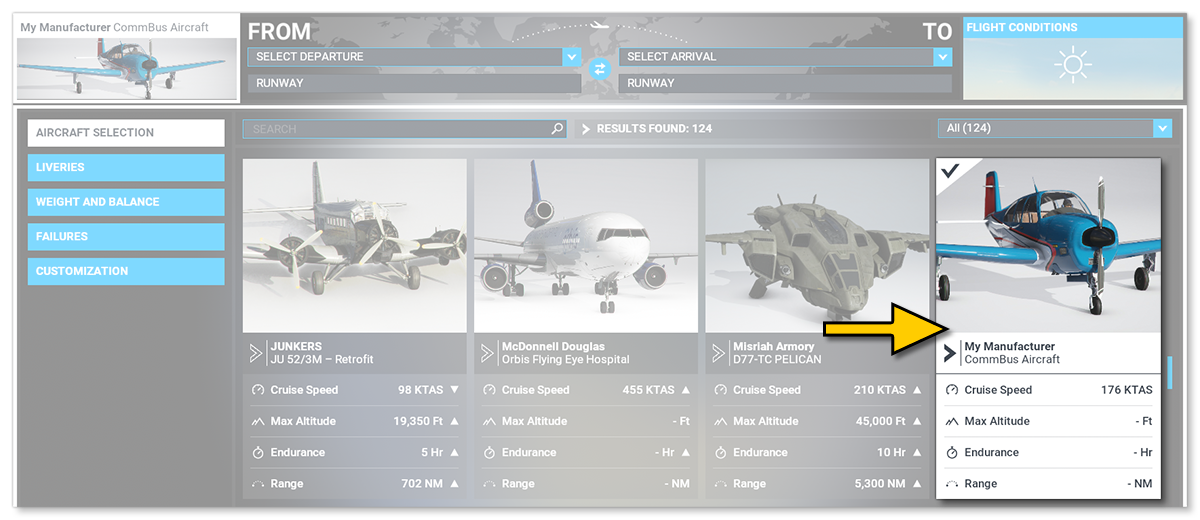 The SimpleAircraft Example In The Simulation