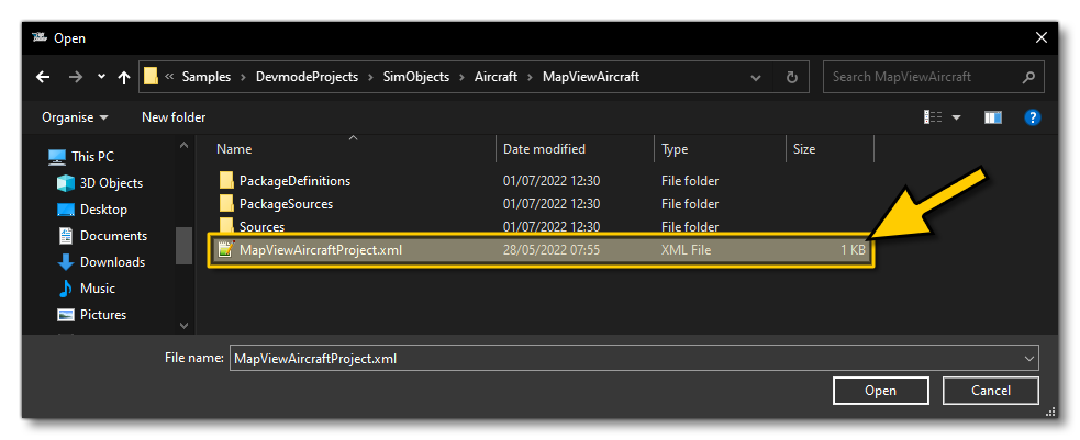MapView Project Directory