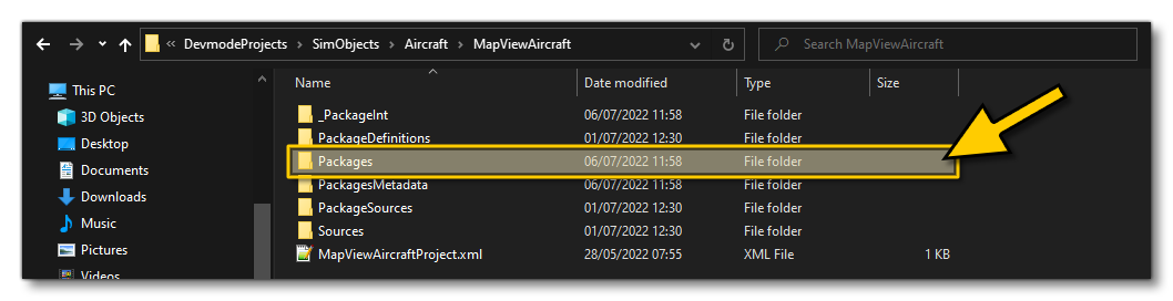 New Package Location