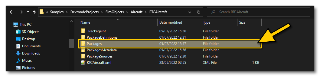 New Package Location