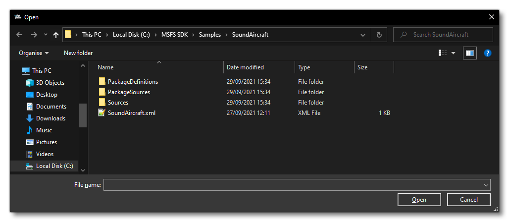 SoundAircraft Project Directory