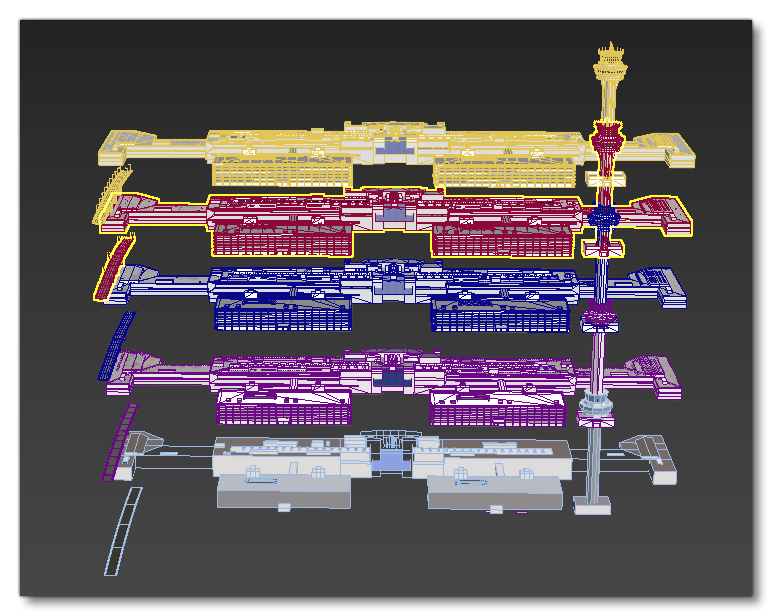 The Tokyo Haneda Airport Model