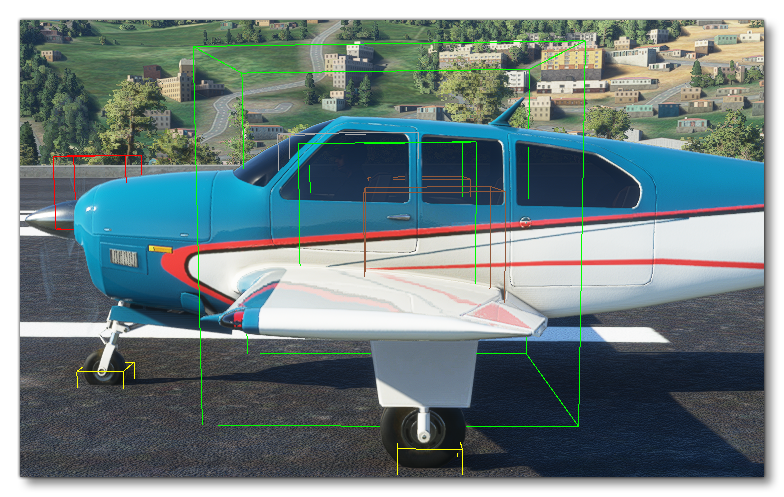 The Center Of Gravity Debug Visualisation