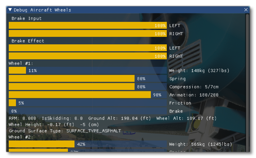 Debug Wheels Brakes And Contact Points