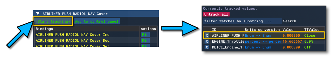 Tracking Specific Event Presets In The Behaviors Debug Window