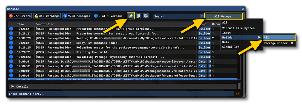Setting Up The Console