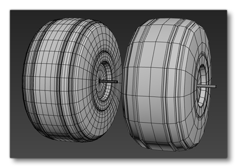 Wheel Blur Mesh Example
