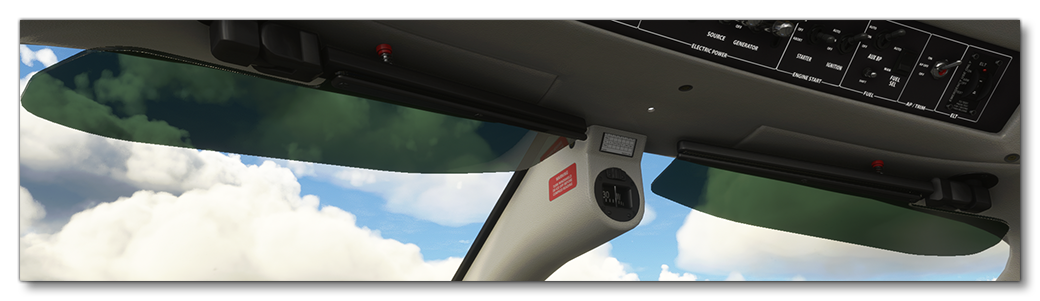 Example Of A Transparent Coloured Sun Visor